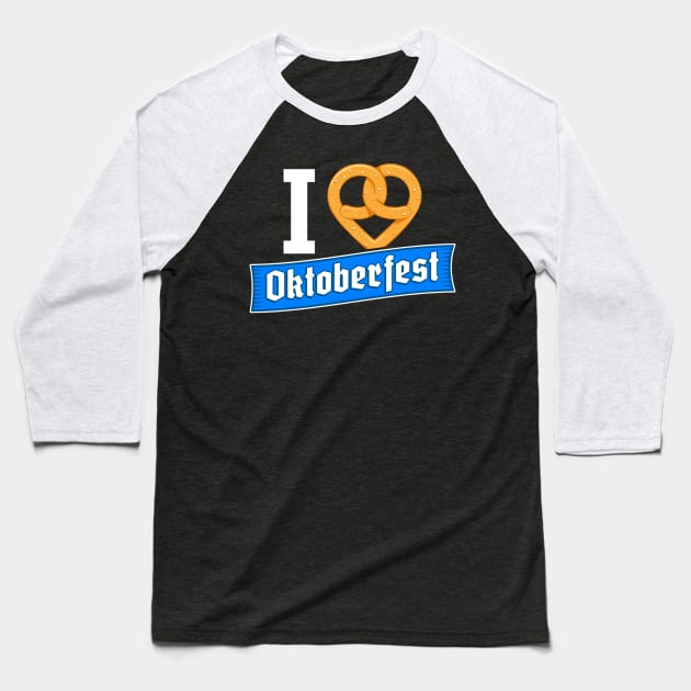 I Love Oktoberfest Baseball T-Shirt by yeoys